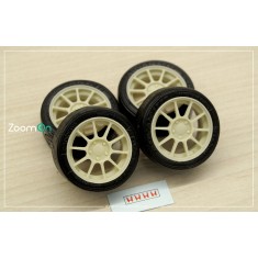 1/24 16'' DC2 98 SPEC Rim set with Tyres