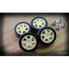 1/24 15'' GSR Blades Rims set with Tyres