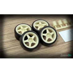 1/24 15'' Spoon sport Rim set with Tyres