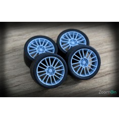 1/24 17'' Spoon CR93 Rim set with Tyres for DC5/S2000/EK9/CRZ
