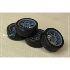 1/24 16'' Rays RE30 Rim set with Tyres