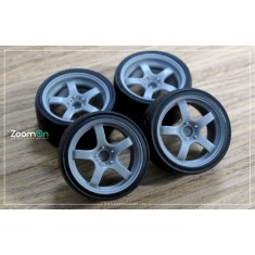 1/24 18'' Prodrive GC-05N Rim set with Tyres