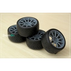 1/24 17'' WedsSport TC105N Rim set with Tyres