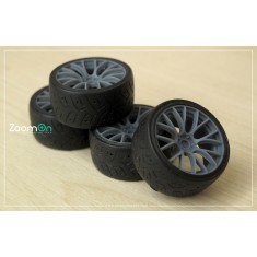 1/24 15'' Rays G16 Rim set (4 holes) with Tyres