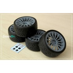 1/24 15'' Enkei RS05RR Rim set with Tyres