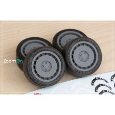 1/24 16'' Tom's Racing Rim set with Tyres