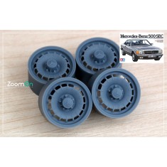 1/24 14'' Mercedes Benz Classic OEM 79-84 Rim Set Normal Rim (Without Tyres)