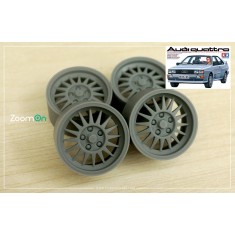 1/24 15'' Audi Quattro OEM Rim Set 84-87 Normal Rim (Without Tyres)