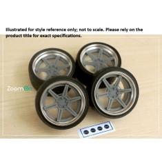 1/24 20'' SSR Executor RC06R Rim Set (Metal Ring + Tyres)