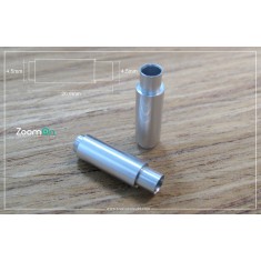 1/24 Metal Exhaust Pipe #M Size (2pcs, dia. 4.5mm, length 21mm)