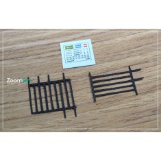 Custom Racing Window Nets 1/24 Safety Window Nets (A) for 1 Racing Car ZoomOn ZT046