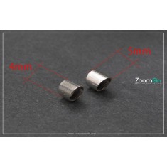 1/24 Metal Exhaust Pipe (Dia. 4mm, 2pcs)