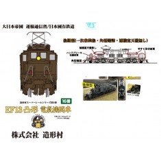 HO Scale EF Convex Electric Locomotive - Corner type without ceiling
