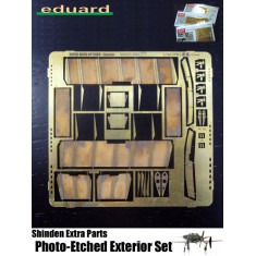 1/32 IJN Fighter Aircraft Kyushu J7W1 Shinden Exterior Detail-up Set(1 Photo-Etched Sheet)