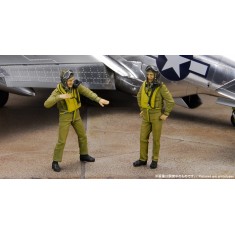 1/32 North-American P-51D Mustang Briefing Set (2 Pilots)