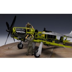 1/32 North-American P-51D Mustang Oil Tank Exchange Set (2 Mechanic)