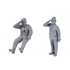 1/32 Mitsubishi J2M3 Raiden Sortie Set (1 Pilot+1 Base Commander)