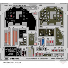 1/32 Mitsubishi J2M3 Raiden Interior Detail-up Set (2 Photo-Etched Sheets)