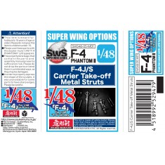 1/48 US F-4J/S Phantom II Carrier Take-off Metal Struts for #SWS48-04/05