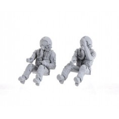 1/48 USN Forward Facing Pilots Set (2 figures) for Zoukei-Mura F-4J kit