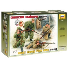 1/35 WWII Soviet Sniper Team