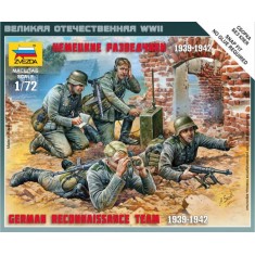 1/72 (Snap-Fit) German Reconnaissance Team 1939-1942 (4 Figures)