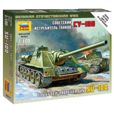 1/100 (Snap-Fit) Soviet Self-Propelled Gun Su-100