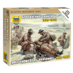 1/72 (Snap-Fit) British Medical Personnel 1939-1942 (4 Figures)