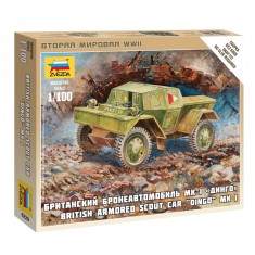 1/100 (Snap-Fit) British Armoured Scout Car Daimler Dingo Mk.I