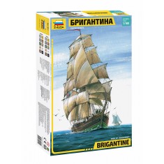 1/100 Brigantine Sailing Ship