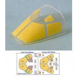 1/72 UASF Rockwell B-1B Lancer Canopy Masks for Monogram kits 1/72 UASF Rockwell B-1B Lancer Canopy Masks for Monogram kits