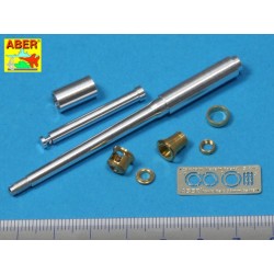 1/35 German 88mm KwK 36 L/56 Metal Barrel w/Late Muzzle Brake for Tiger I Ausf.E 1/35 German 88mm KwK 36 L/56 Metal Barrel w/Late Muzzle Brake for Tiger I Ausf.E