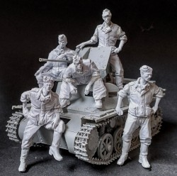 1/35 Flakpanzer Crew (5 figures) 1/35 Flakpanzer Crew (5 figures)