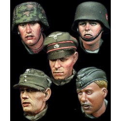 1/35 WSS Figure Heads Set #3 (5pcs)