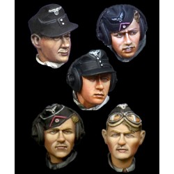 1/35 German Panzer Crew Head Set Vol.2