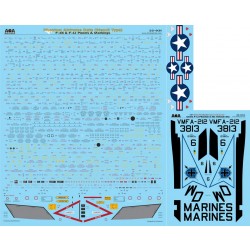 1/32 VMFA-212 Lancers - USMC F-4J Phantom in Vietnam War for Tamiya kits 1/32 VMFA-212 Lancers - USMC F-4J Phantom in Vietnam War for Tamiya kits