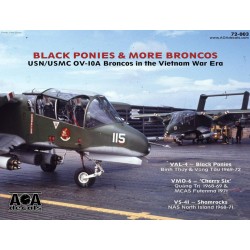 Decals for 1/72 USN/USMC OV-10A Broncos in Vietnam War: Black Ponies & More Broncos Decals for 1/72 USN/USMC OV-10A Broncos in Vietnam War: Black Ponies & More Broncos