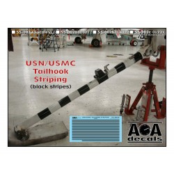 1/48 USN/USMC Tailhook Striping (Black Stripes) 1/48 USN/USMC Tailhook Striping (Black Stripes)