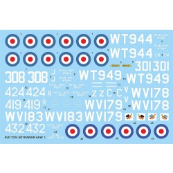 Decals for 1/72 Skyraider AEW. 1 in FAA Colours Decals for 1/72 Skyraider AEW. 1 in FAA Colours
