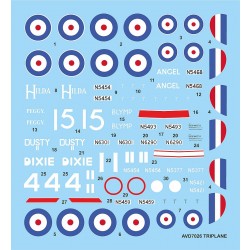 Decals for 1/72 Sopwith Triplane Decals for 1/72 Sopwith Triplane