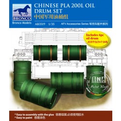 1/35 Chinese PLA 200L Oil Drum Set 1/35 Chinese PLA 200L Oil Drum Set