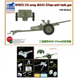 1/35 WWII US Army M3A1 37mm Anti-Tank Gun 1/35 WWII US Army M3A1 37mm Anti-Tank Gun