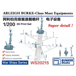 1/200 ARLEIGH BURKE-Class Mast Equipment 1/200 ARLEIGH BURKE-Class Mast Equipment