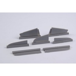 1/48 J2M3 Raiden (JACK) - Control surface set for Hasegawa kit 1/48 J2M3 Raiden (JACK) - Control surface set for Hasegawa kit