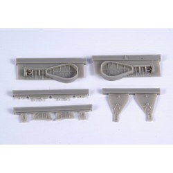 1/48 J2M3 Raiden (Jack) - Undercarriage set for Hasegawa kit 1/48 J2M3 Raiden (Jack) - Undercarriage set for Hasegawa kit