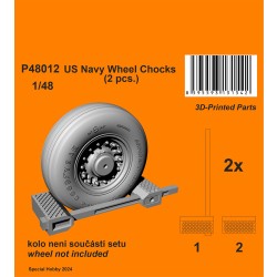 1/48 US Navy Wheel Chocks 1/48 US Navy Wheel Chocks