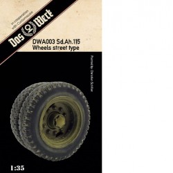 1/35 Weighted Tyres for SdAh.115 (street pattern) 1/35 Weighted Tyres for SdAh.115 (street pattern)