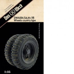 1/35 Weighted Tyres for SdAh.115 (country pattern) 1/35 Weighted Tyres for SdAh.115 (country pattern)
