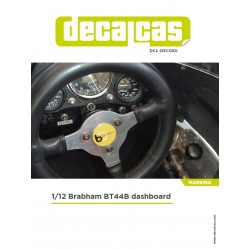 1/12 Brabham Ford BT44B Decal Dashboard Decal for Tamiya kits 1/12 Brabham Ford BT44B Decal Dashboard Decal for Tamiya kits