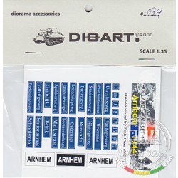 1/35 WWII Dutch Street Signs v.1 Arnhem'44 1/35 WWII Dutch Street Signs v.1 Arnhem'44